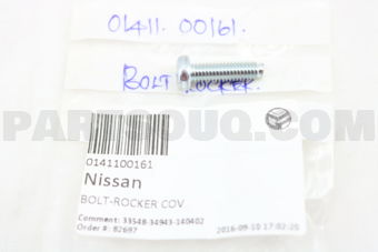 0141100161 Nissan BOLT-ROCKER COVER
