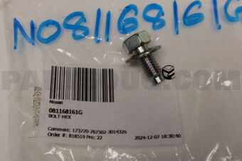 081168161G BOLT-HEX