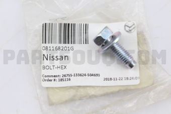 081168201G BOLT-HEX