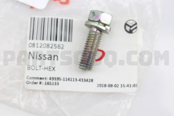 0812082562 BOLT-HEX