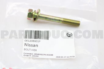 081208601F BOLT-HEX