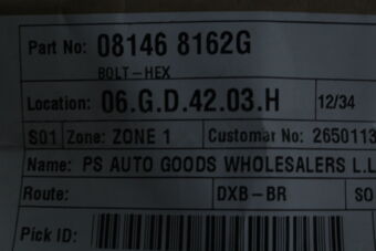 081468162G BOLT-HEX