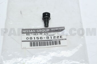 081568122E BOLT-HEX,PP W/W