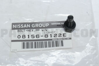081568122E BOLT-HEX,PP W/W