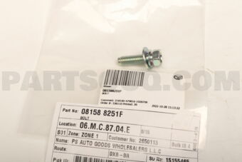 081588251F BOLT