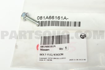 081A66161A BOLT-FLG,HEXGON