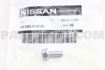 081B06161A BOLT FLG  HEX TYPE 2 9T M6