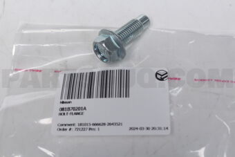 081B70201A BOLT-FLANGE