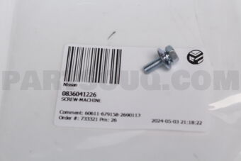 0836041226 Nissan SCREW-MACHINE