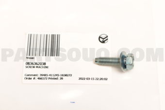 0836362038 SCREW-MACHINE