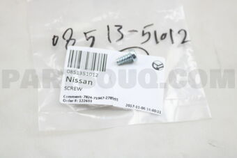 0851351012 SCREW