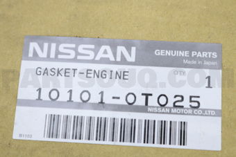 101010T025 GASKET KIT-ENGINE REPAIR
