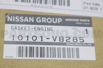 10101VB285 GASKET KIT-ENGINE REPAIR
