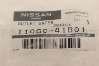 1106041B01 OUTLET WATER