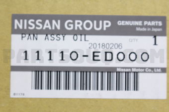 11110ED000 PAN ASSY-OIL