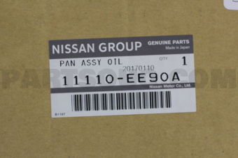 11110EE90A PAN ASSY-OIL