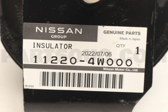 112204W000 INSULATOR-ENGINE MOUNTING,FRONT