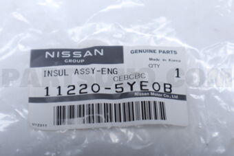 112205YE0B Nissan INSUL ASSY ENG