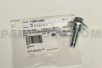 112982J220 BOLT