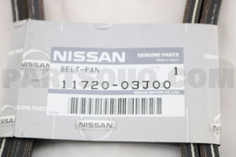 1172003J00 BELT-FAN & ALTERNATOR
