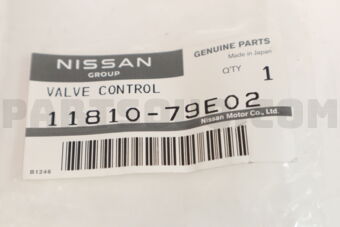 1181079E02 VALVE CONTROL