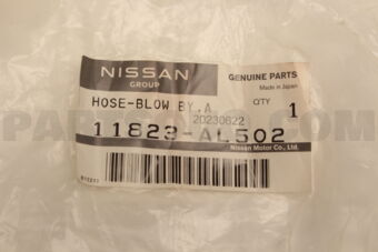 11823AL502 HOSE-BLOW BY,A