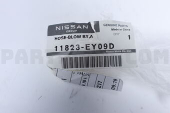11823EY09D HOSE-BLOW BY,A