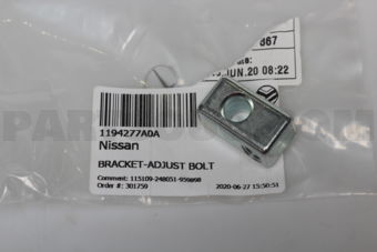 1194277A0A BRACKET-ADJUST BOLT