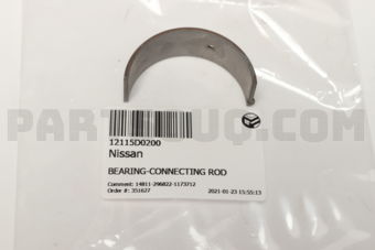 12115D0200 BEARING-CONNECTING ROD