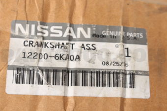 122006KA0A CRANKSHAFT ASSY