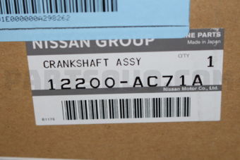 12200AC71A CRANKSHAFT ASSY