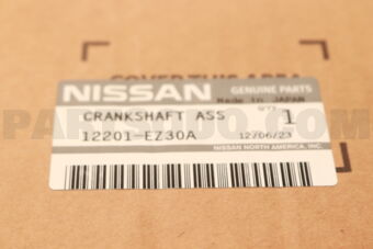 12201EZ30A CRANKSHAFT ASSY