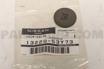 1322953Y73 Nissan SHIM-VALVE