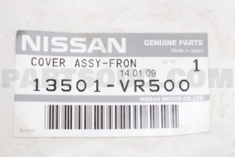 13501VR500 COVER ASSY-FRONT,TIMING CHAIN