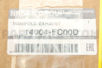 14004EC00D MANIFOLD-EXHAUST