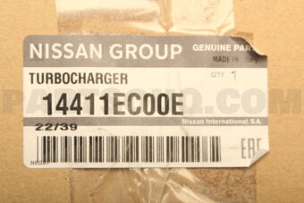 14411EC00E TURBOCHARGER