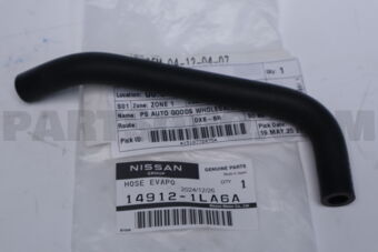 149121LA6A HOSE-EVAP CONTROL