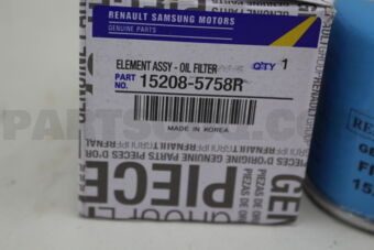 152085758R Nissan OIL FILTER