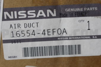 165544EF0A AIR DUCT