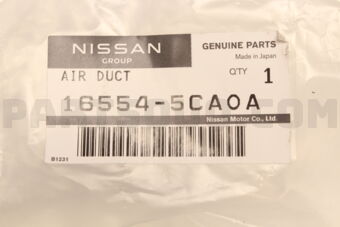 165545CA0A AIR DUCT