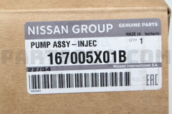167005X01B PUMP ASSY-INJECTION