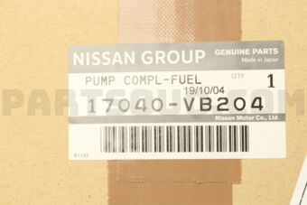 17040VB204 PUMP COMPL-FUEL