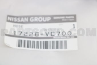 17226VC700 HOSE-VENTILATION