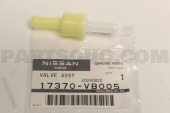 17370VB005 Nissan VALVE ASSY-CHECK