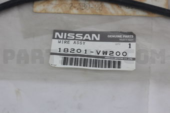 18201VW200 WIRE ASSY-ACCELERATOR