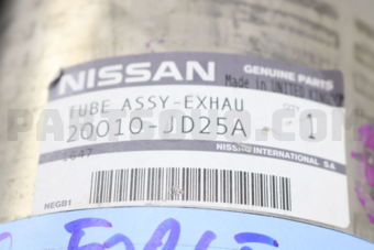 20010JD25A TUBE ASSY-EXHAUST,FRONT