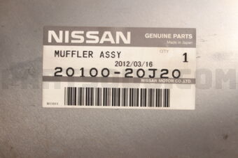 2010020J20 MUFFLER ASSY