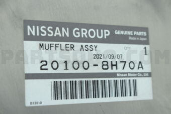 201008H70A MUFFLER ASSY-EXHAUST MAIN