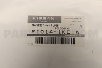 210141KC1A Nissan GASKET-WATER PUMP