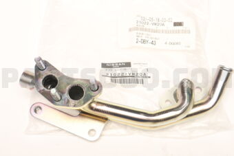 21022VW20A Nissan PIPE ASSY-HEATER FEED